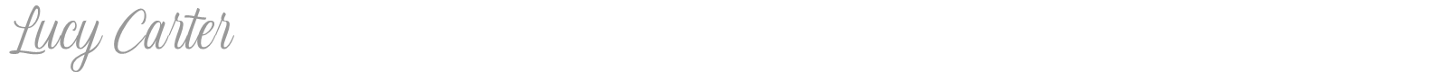 Lucy Carter font preview